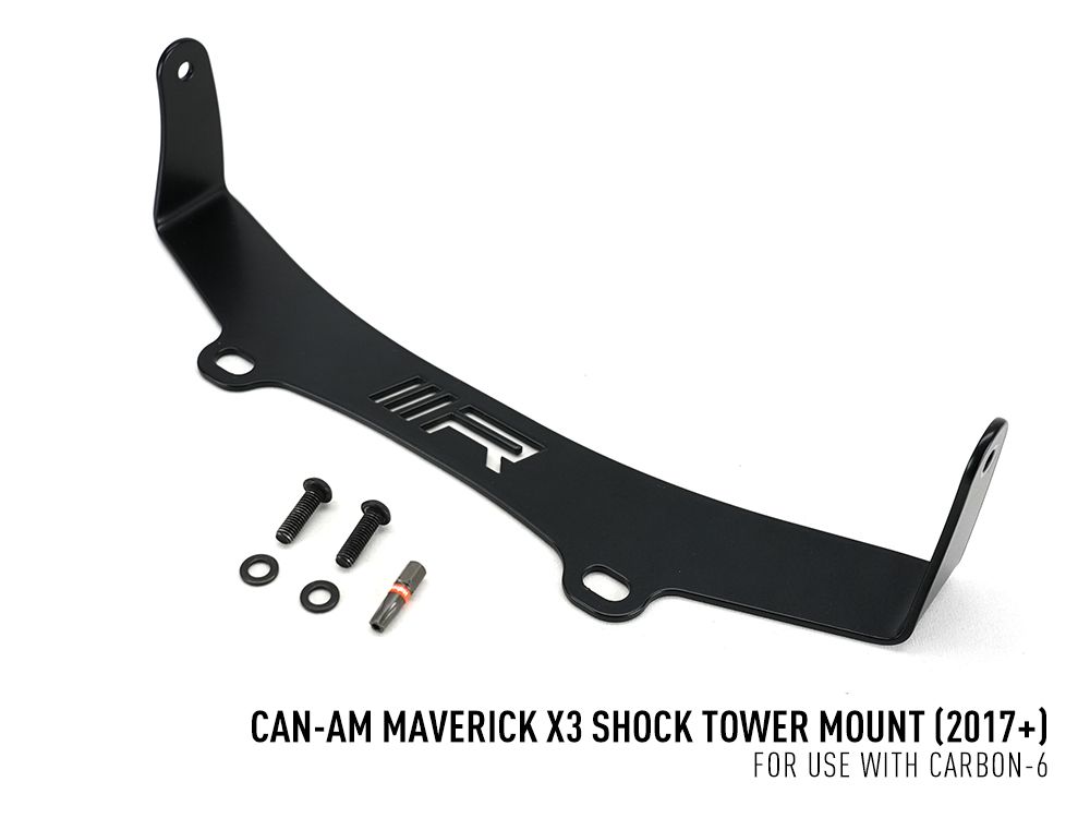 LAZER LAMPS Can-Am Maverick X3 (2017+) - Shock Tower Light Bar Mount (for Carbon-6)