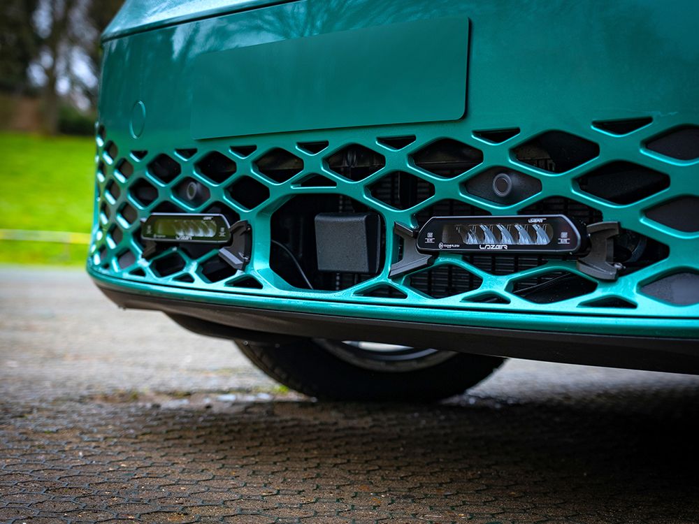 LAZER LAMPS VW ID Buzz (2023-Present) Grille Mount Kit (includes: 2x Linear-6, 1x GM-BUZZ-01K, 1x 2L-LP-120)