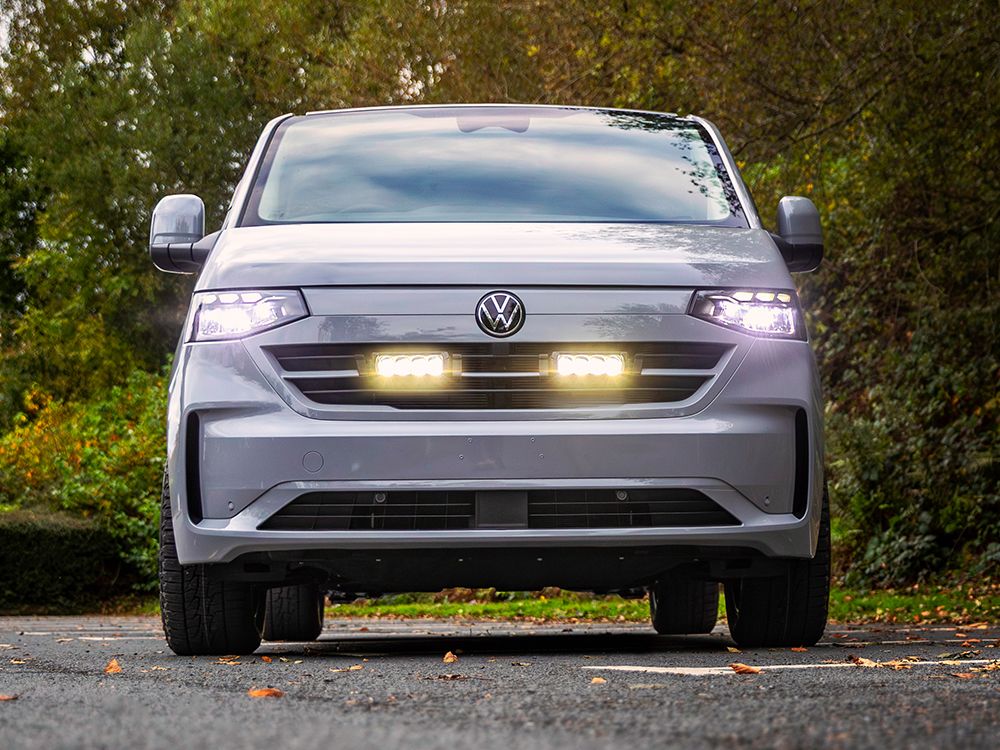 LAZER LAMPS VW Transporter T7 (2025+) - Grille Mount Kit (includes: 2x Triple-R 750, 1x Grille Mount Brackets, 1x 2L-LP-PL-120)