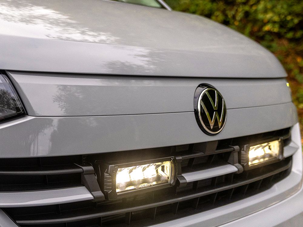 LAZER LAMPS VW Transporter T7 (2025+) - Grille Mount Kit (includes: 2x Triple-R 750, 1x Grille Mount Brackets, 1x 2L-LP-PL-120)