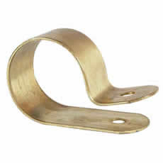 Clip Cable 25mm Diameter Brass