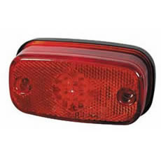 Lamp Rear Marker Red LED 24 vo
