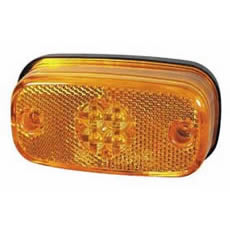 Lamp Side Marker Amber LED 24