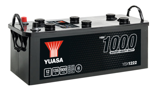 YBX1222 12V 135Ah 900A Yuasa Super Heavy Duty Battery
