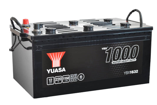 YBX1632 12V 220Ah 1150A Yuasa Super Heavy Duty Battery