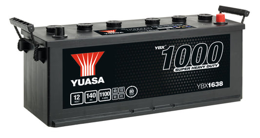 YBX1638 12V 140Ah 1100A Yuasa Super Heavy Duty Battery