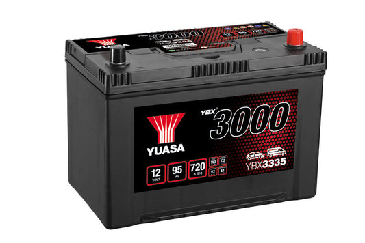 YBX3335 12V 95Ah 720A Yuasa SMF Battery