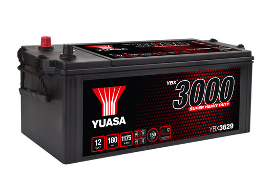 YBX3629 12V 180Ah 1175A Yuasa Super Heavy Duty Battery